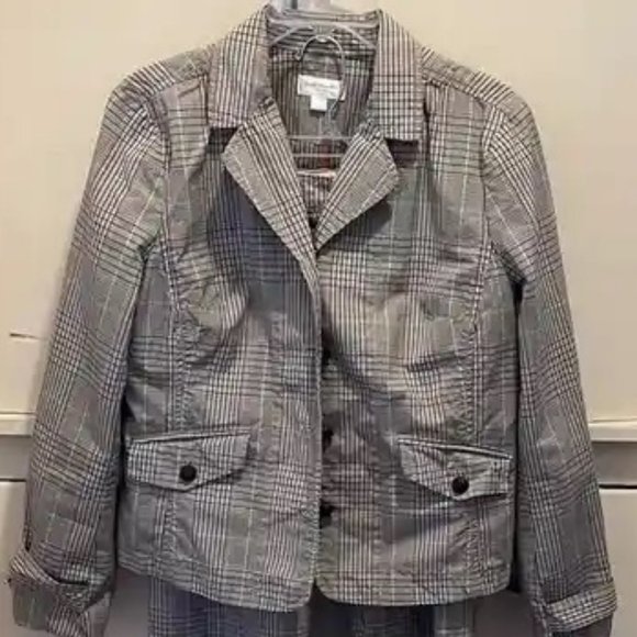 Isaac Mizrahi Jackets & Blazers - ISAAC MIZRAHI FOR TARGET Women's Plaid jacket